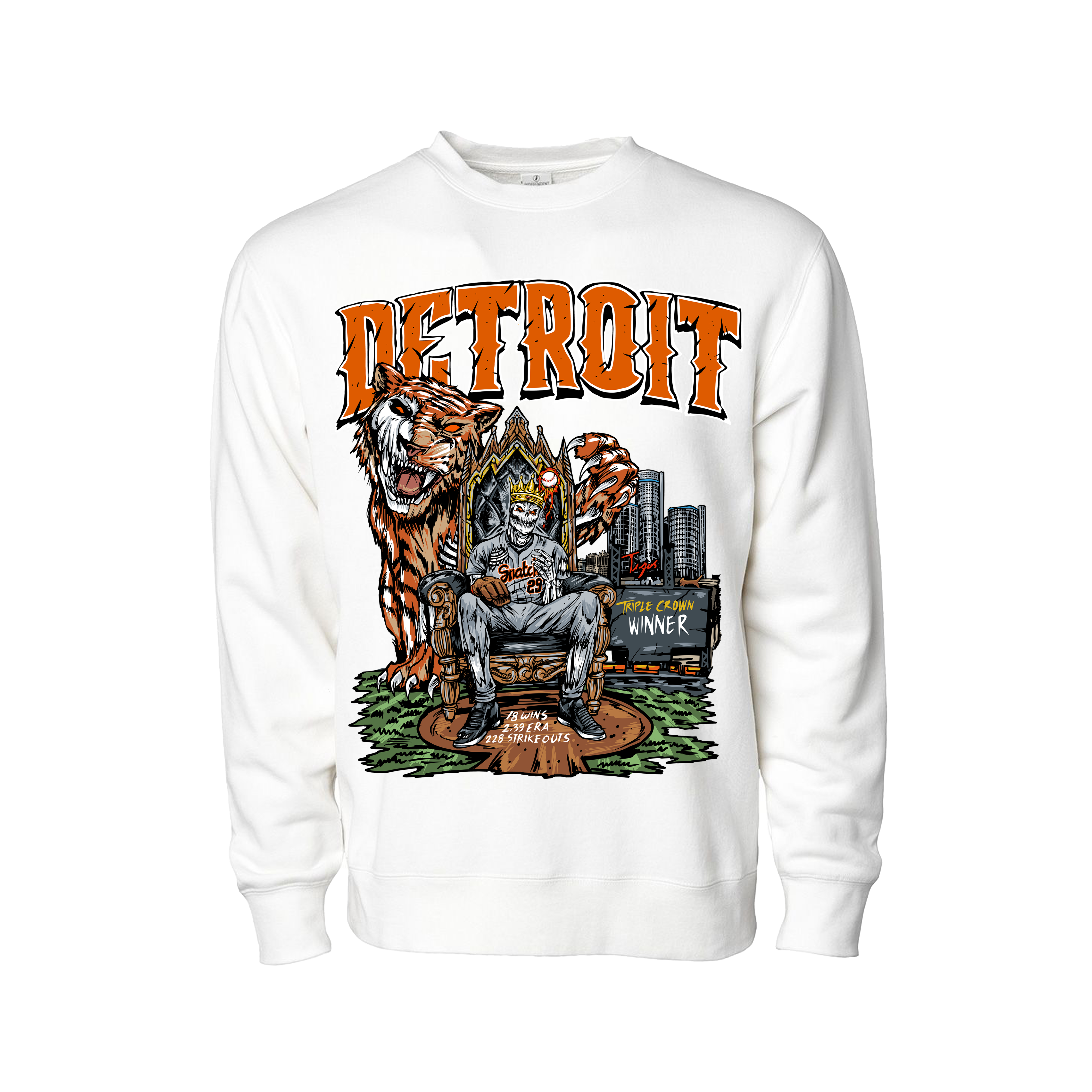 Detroit Baseball Crewneck