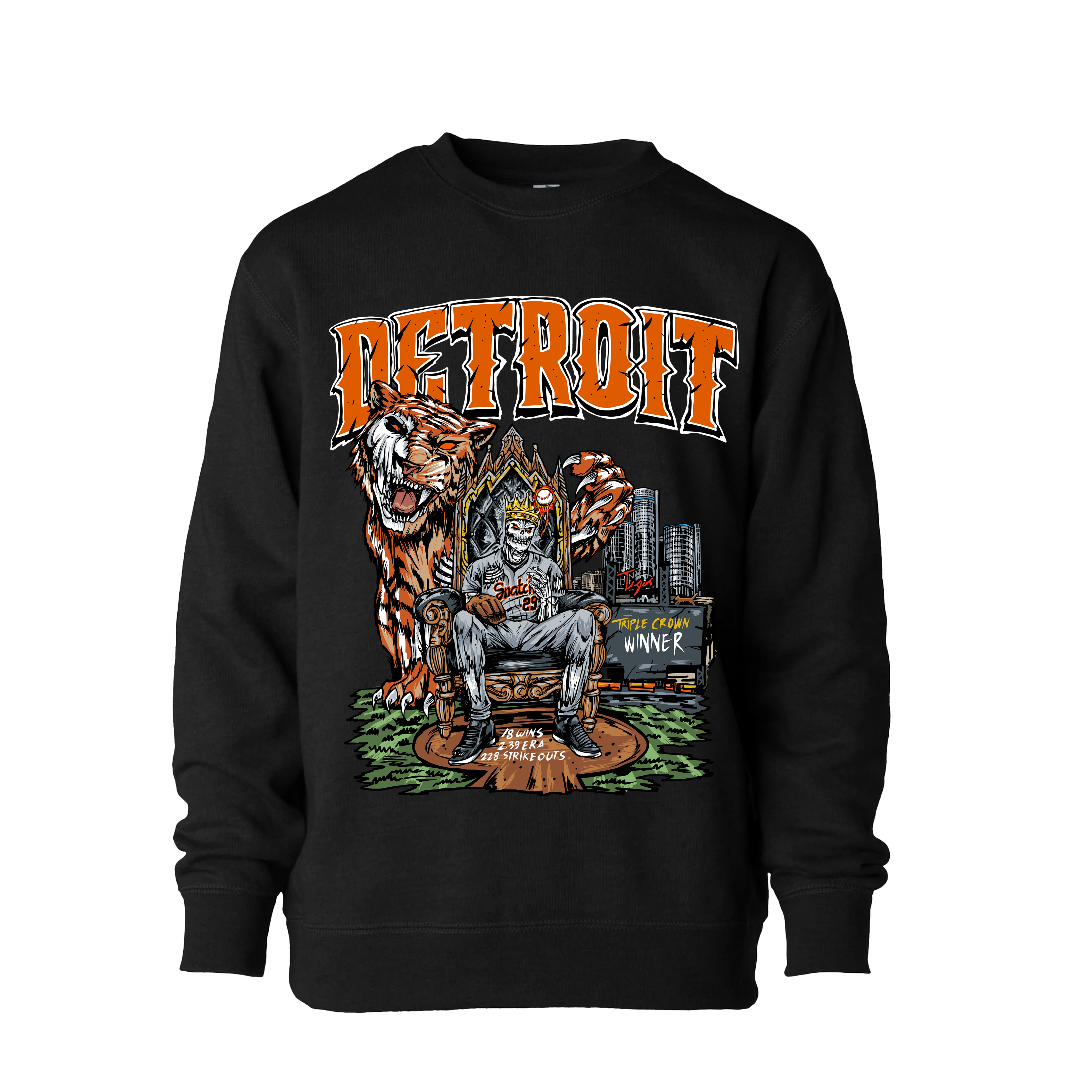 Detroit Baseball Crewneck
