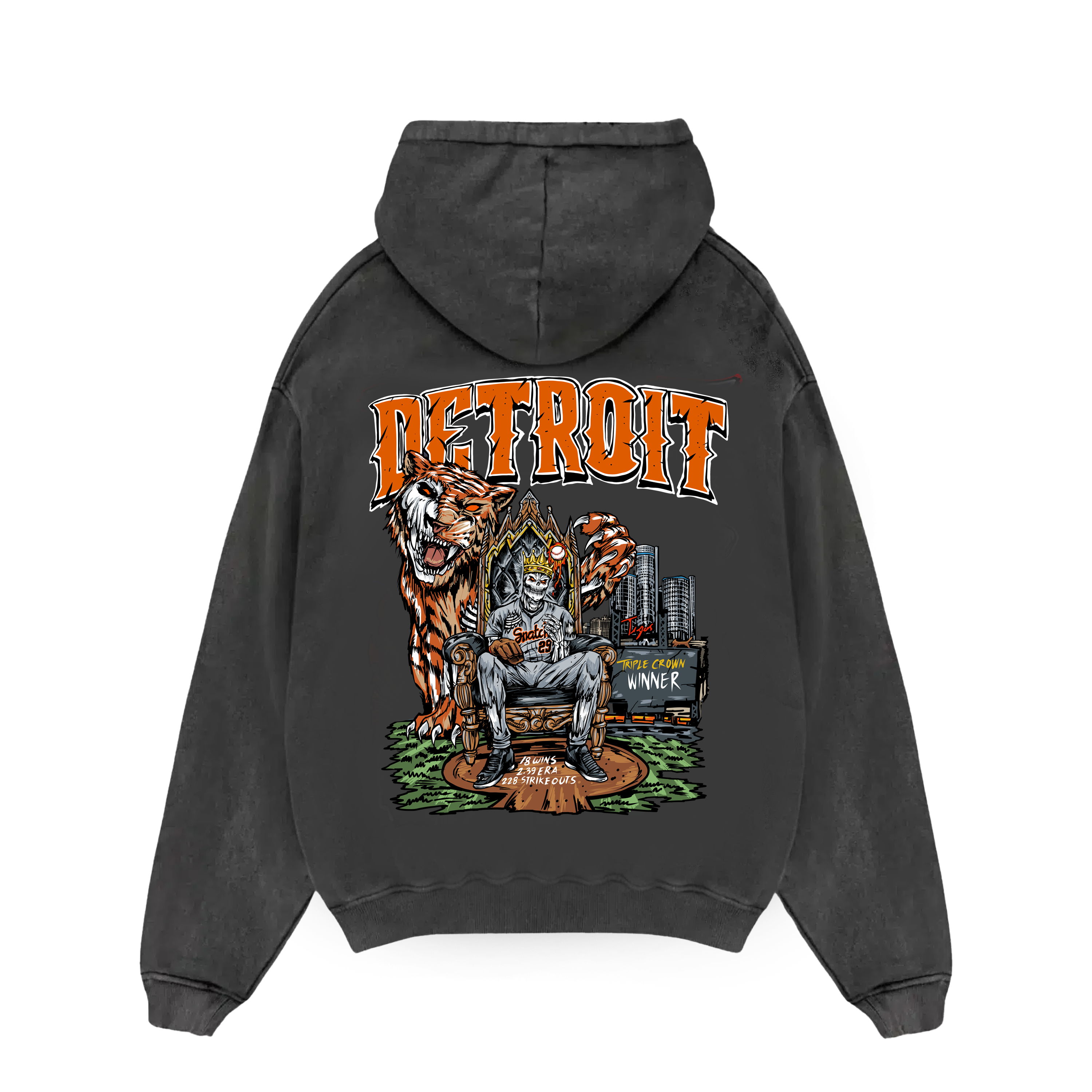 Detroit Baseball Heavy Hoodie