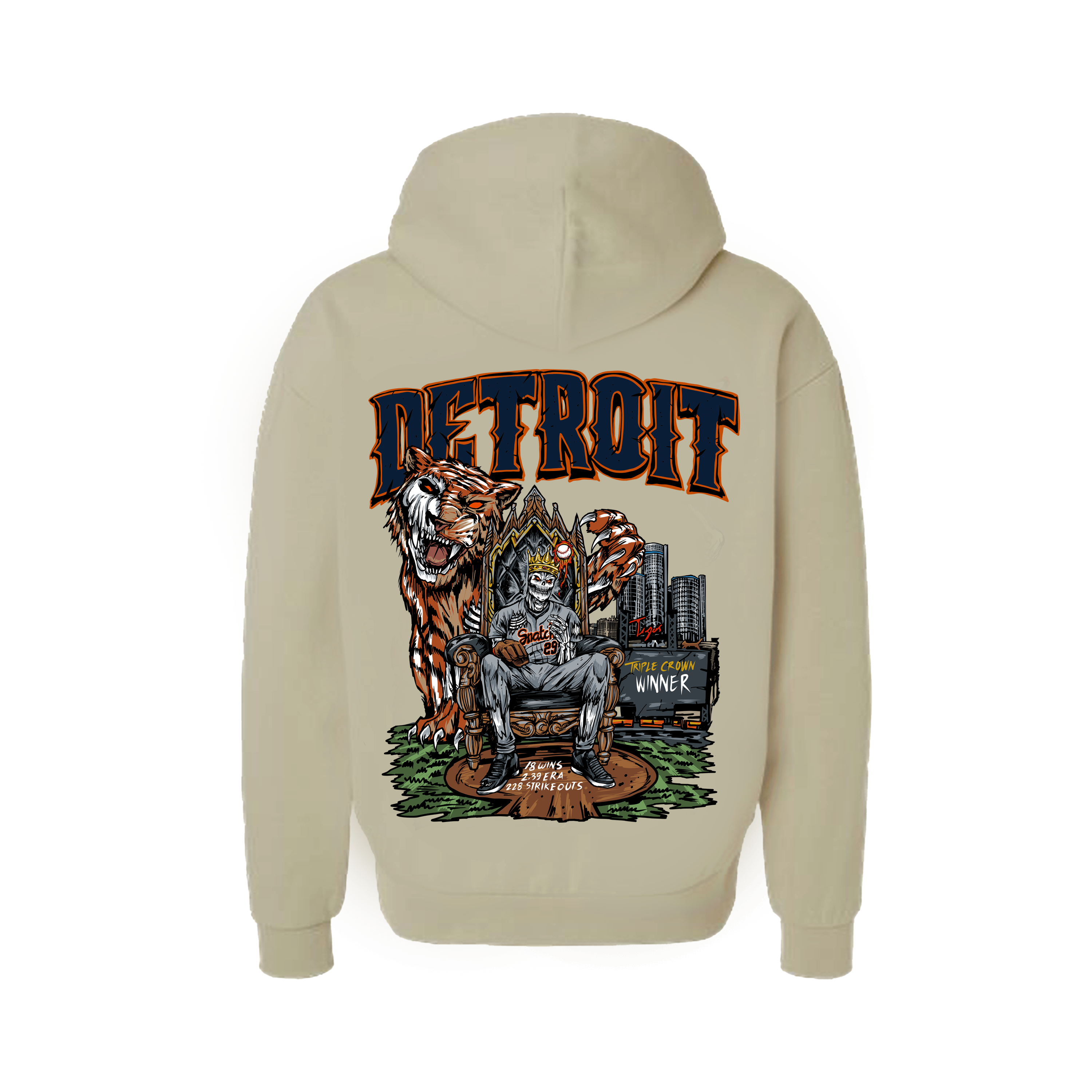 Detroit Baseball Heavy Hoodie