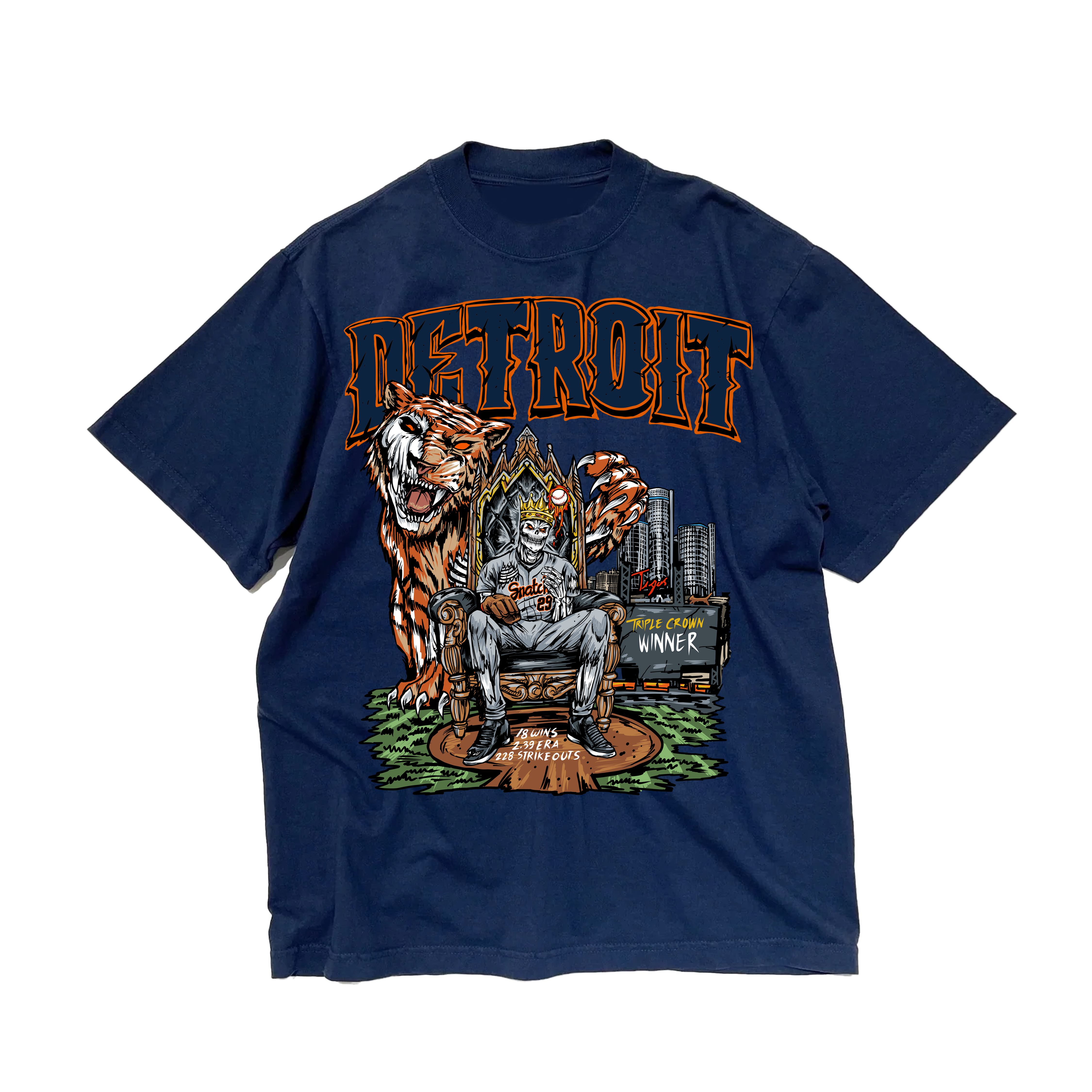 Triple Crown "Navy" Heavy Tee
